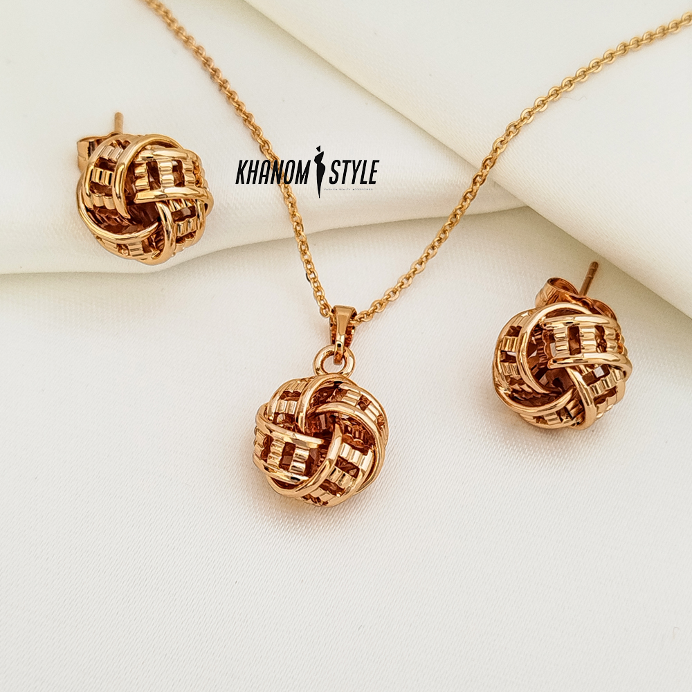 نیم ست زنانه ژوپینگ طرح گره JS4021