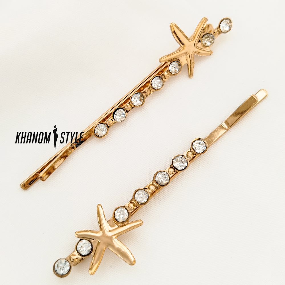 سنجاق مو مجلسی زنانه دوعددی HC807T1